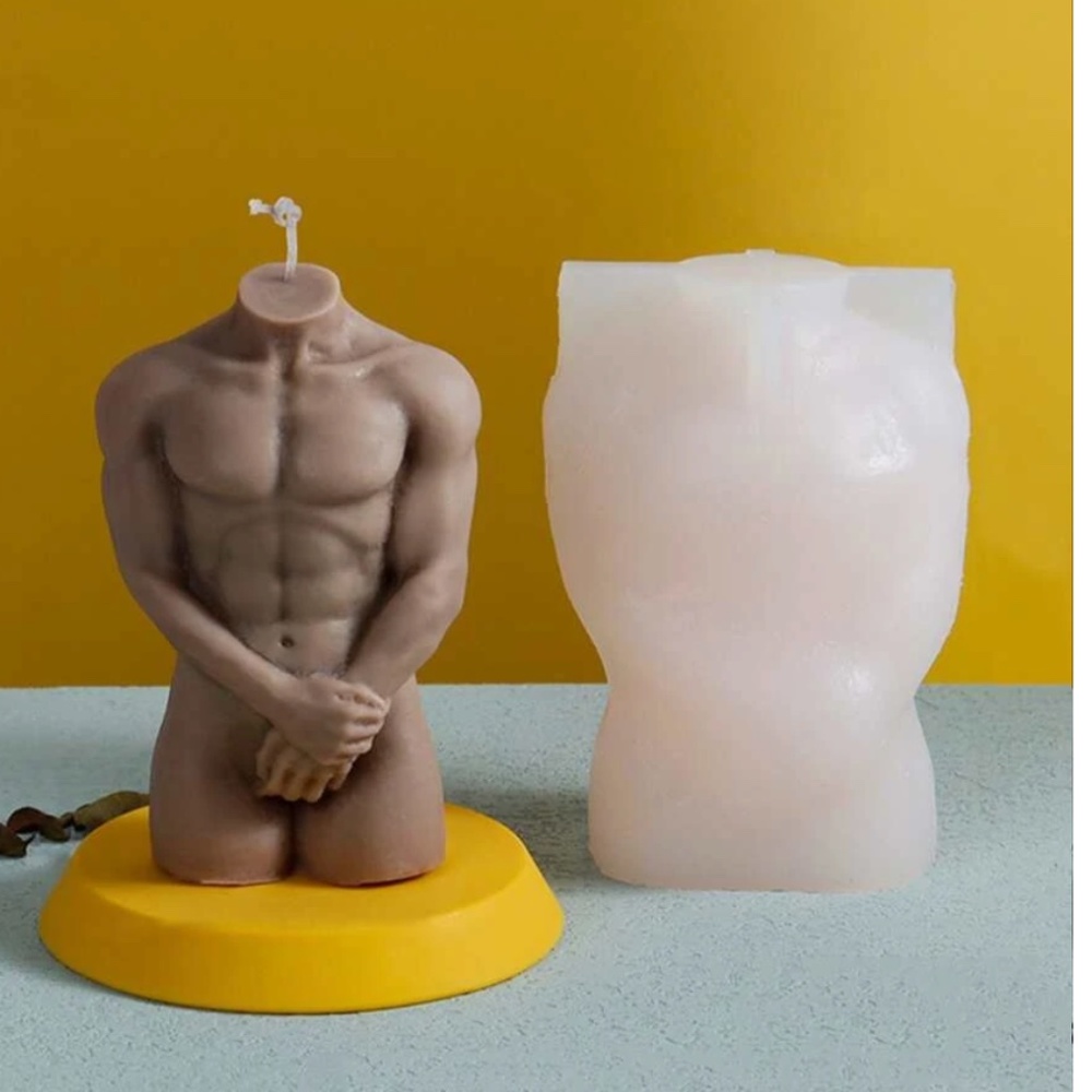 ❤️❤️ Candle Ice Mold Snack Body Man Chest Hot Funny Cute Chic Minimalist Mold